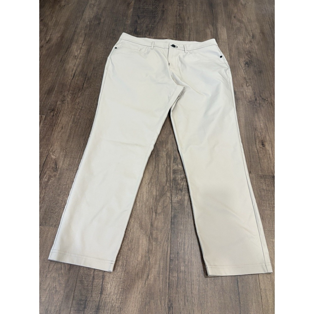 Public Rec Pants Mens 34x30 Beige Dealmaker Performance 5 Pocket Pant Golf